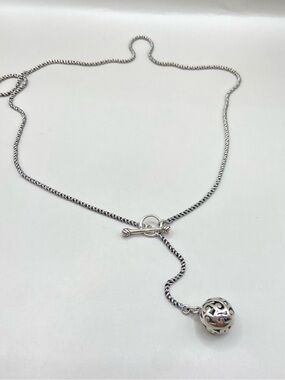 Silpada Silver Filigree Ball Necklace